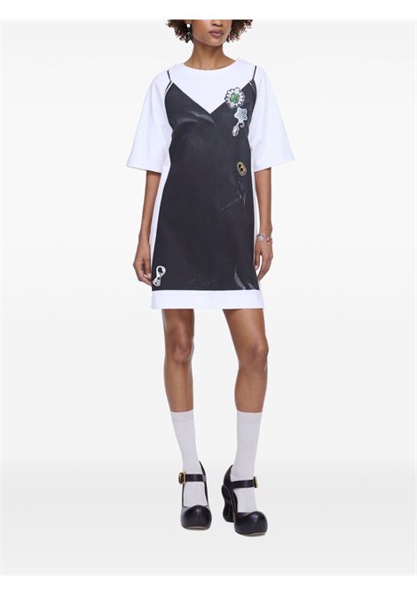 Black and white Trompe L'Oleil dress Marc Jacobs - women MARC JACOBS | 2S5RDR083C14116